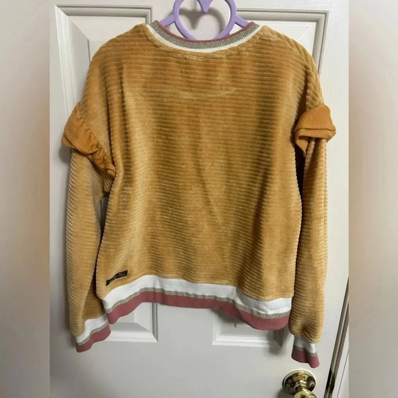 Matilda Jane Just Imagine JoJo Girls Ribbed Velour Sweatshirt Size 8 - Picture 3 of 4